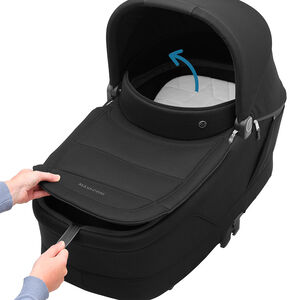 Nacelle pliable à matelas inclinable Sense twillic black 