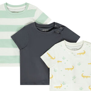 Lot de 3 t-shirts manches courtes fantaisie pour bébé garçon 