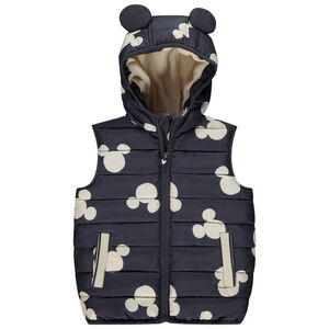 Doudoune sans manches ludique Mickey Disney pour garçon 