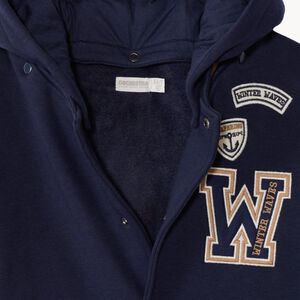 Veste à capuche et col teddy contrecollé garçon 