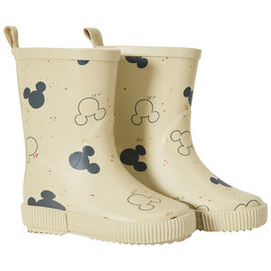 Bottes de pluie en caoutchouc imprimé Mickey Disney pour bébé garçon 