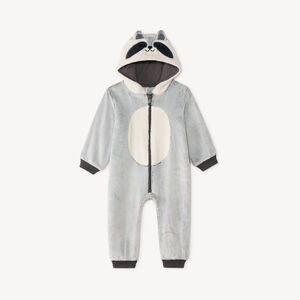 Surpyjama ludique en sherpa bébé garçon 