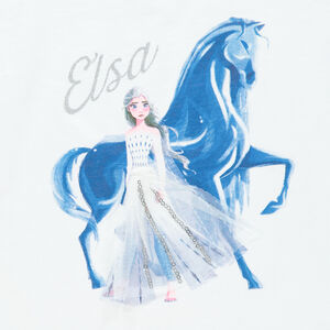 Ensemble en coton print Elsa Reine des neiges Disney pour enfant fille 