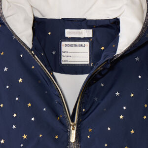 Coupe-vent rembourré imprimé étoiles pour fille 