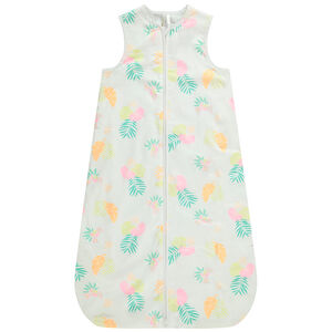 Gigoteuse en seersucker imprimé tropical TOG 0.5 pour bébé fille 