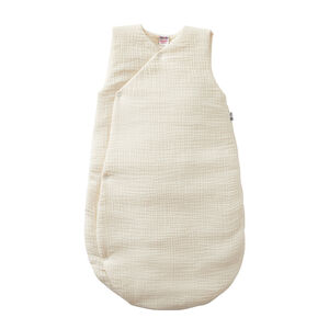 Gigoteuse sans manches kimono en gaze de coton 0-6M mousse de lait 