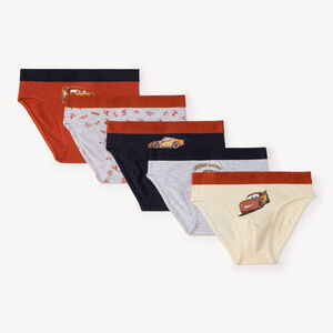 Lot de 5 slips Flash McQueen Disney-Pixar pour garçon 