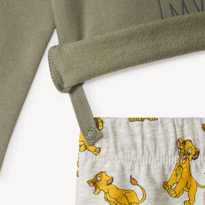Set pyjama 2 pièces en molleton Le Roi Lion Disney pour bébé garçon avec finitions différentes selon l'âge 