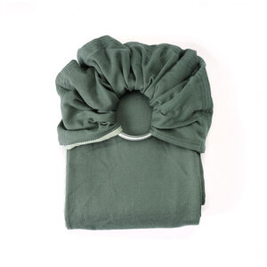 Écharpe de portage sling en sergé brisé vert eucalyptus 