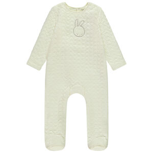 Dors-bien matelassé cœurs pour bébé fille avec ouvertures différentes selon l'âge 