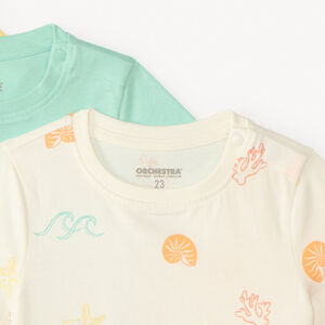 Lot de 3 t-shirts manches courtes fantaisie pour bébé garçon 