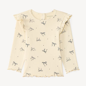 T-shirt manches longues bébé fille imprimé fantaisie 