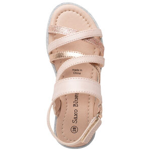 Sandales à brides brillantes et semelle épaisse  