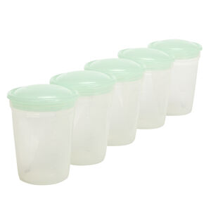 Lot de 5 pots de conservation de 200ml 