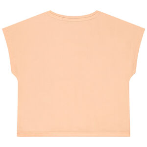 T-shirt manches courtes forme boîte photoprinté fille 