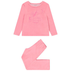 Pyjama 2 pièces en velours print fantaisie pour fille 