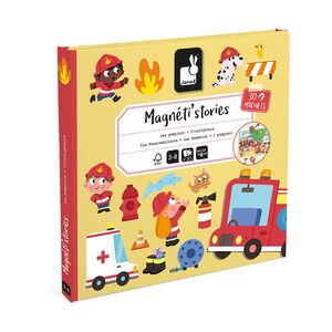Livre Magneti'stories les pompiers  