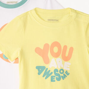 Lot de 4 t-shirts manches courtes fantaisie pour bébé garçon 