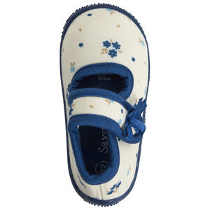 Chaussons babies imprimé fleurs à nœud pour bébé fille 