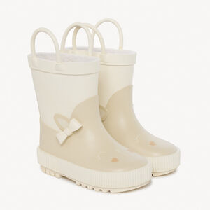 Bottes de pluie ludiques lapin à anses pour bébé fille 