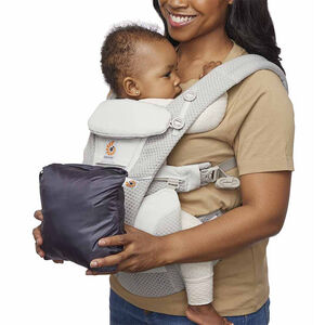 Housse polaire Cocon d'Hiver pour porte-bébé charbon 