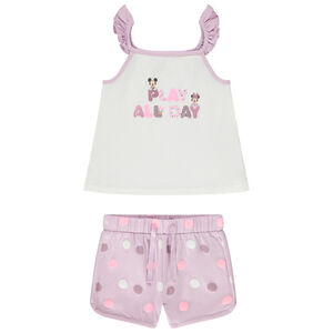 Ensemble débardeur et short Minnie Disney pour bébé fille 