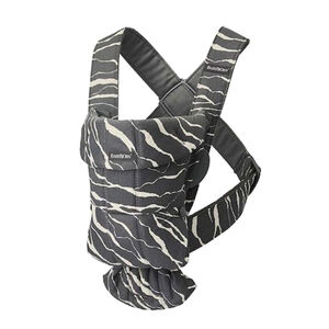 Porte-bébé Mini en coton - Anthracite / Imprimé paysage 