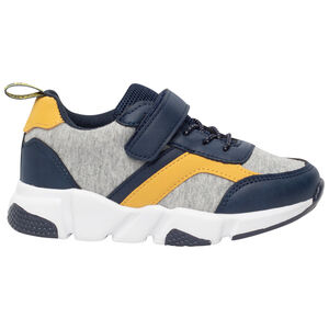 Baskets de sport basses avec empiècements bi-matière pour garçon 