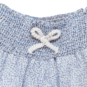 Jupe culotte en voile imprimé pour fille 
