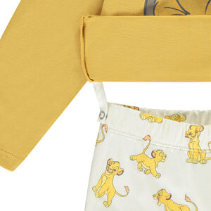 Set pyjama Simba Disney pour bébé garçon avec finitions différentes selon l'âge 