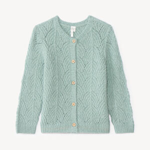 Gilet bébé fille tricot maille fantaisie 