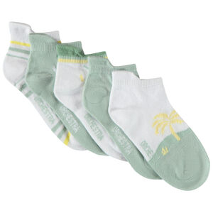 Lot de 5 paires de chaussettes courtes fantaisie pour garçon 