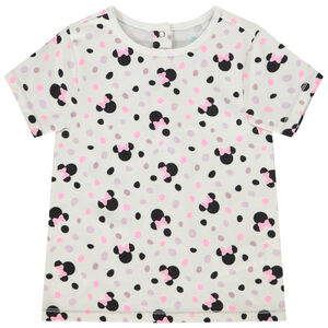 T-shirt manches courtes Minnie Disney pour bébé fille 