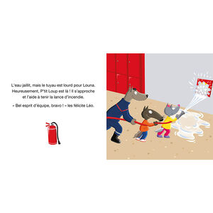 Livre "P'tit loup veut devenir pompier" 1ans+ 