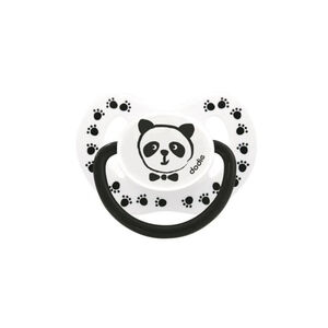 Sucette en silicone physiologique 0-6 mois - Panda/Soleil 