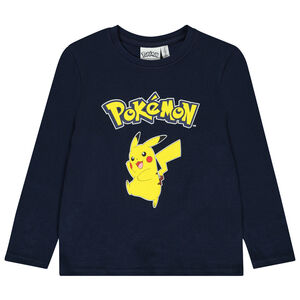 T-shirt manches longues print Pikachu Pokémon pour garçon 