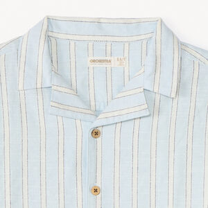 Chemise manches courtes à rayures garçon 