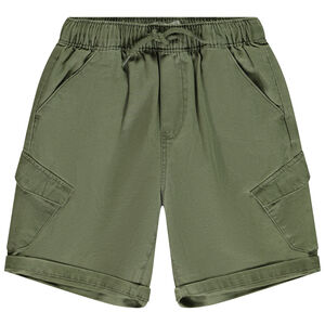Bermuda cargo en twill pour garçon 