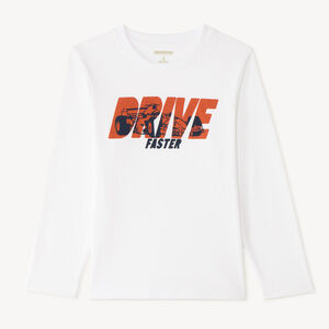 T-shirt manches longues print fantaisie pour garçon 