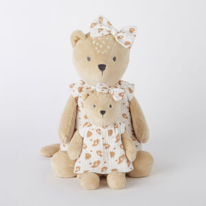 Peluche Kendi -veloudoux - 40 cm - Beige 