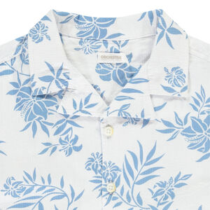 Chemise manches courtes imprimé feuillage garçon 