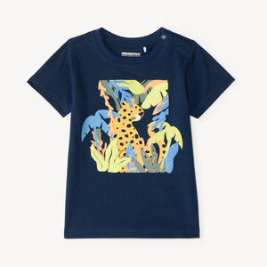 T-shirt manches courtes imprimé léopard pour bébé garçon  