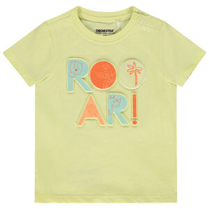 T-shirt manches courtes fantaisie print embossé pour bébé garçon 