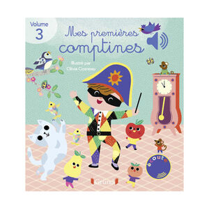 Livre musical Mes premières comptines Volume 3 