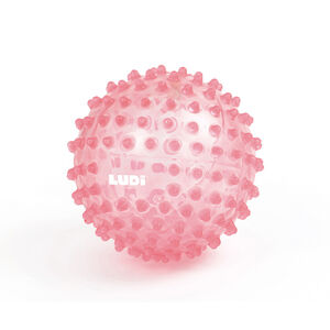 Balle sensorielle à picots rose 