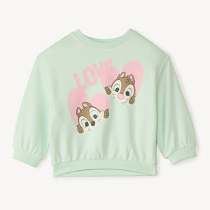 Sweat en molleton oversize Tic & Tac Disney pour bébé fille 