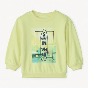 Sweat molleton oversize photoprinté pour bébé garçon 