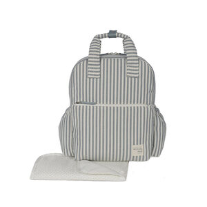 Sac à dos à langer Praliné à rayures - Matcha 