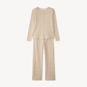 Ensemble pyjama maternité motif léopard 