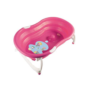 Baignoire pliable en accordéon - Éléphant Rose 